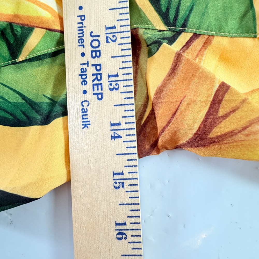 Adidas x Farm Rio Pacer Shorts Yellow Tropical Bird of Paradise S NWT - Picture 4 of 9